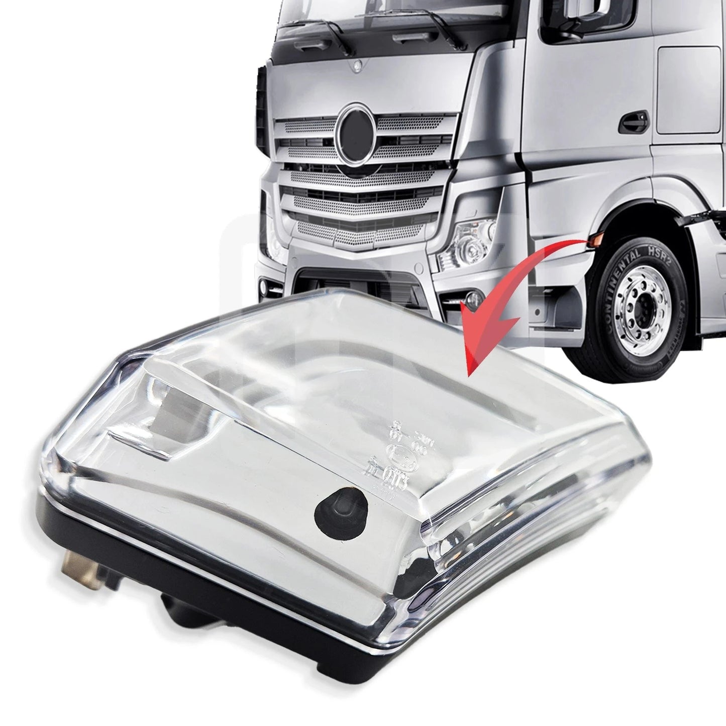 9608201421 marker lamp – Compatible with 2011–2018 MERCEDES-BENZ Actros MP4 / Arocs / Antos XKLAMP