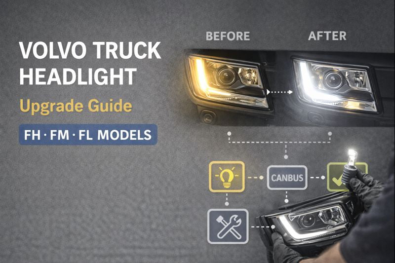 Volvo Truck Headlight Upgrade Guide: Improve Brightness & Night Visibility - XKLAMP