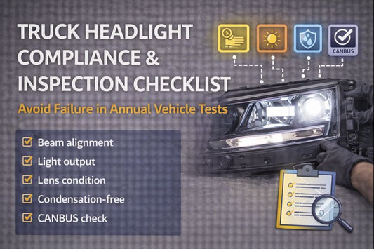 Truck Headlight Compliance & Inspection Checklist for Fleets