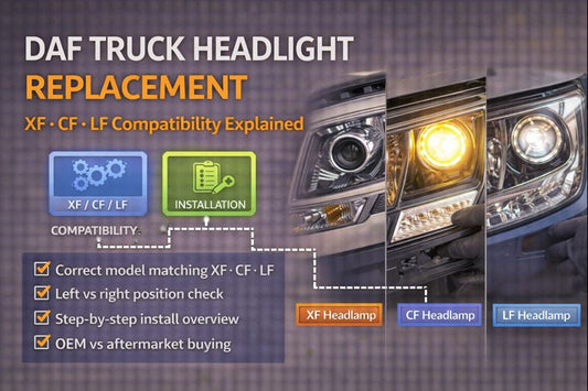DAF Truck Headlight Replacement Guide: XF, CF & LF Compatibility Explained
