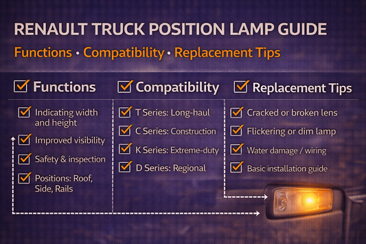 Renault Truck Position Lamp Guide: Functions, Compatibility & Replacement Tips