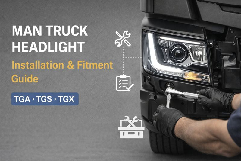 MAN Truck Headlight Installation & Fitment Guide for TGA, TGS & TGX
