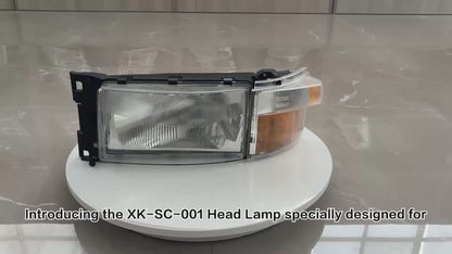 1732509 head lamp – Compatible with 1995–2008 suitable for SCANIA 4 Series / P-, G-, R-, T Series